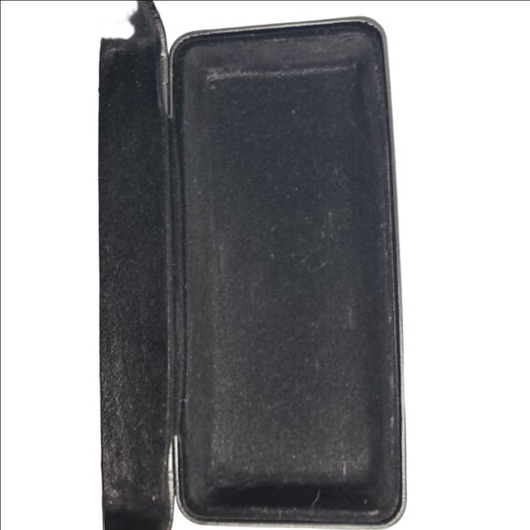 Versace Sunglasses Case Black Leather Hard Shell Designer - Picture 8 of 8
